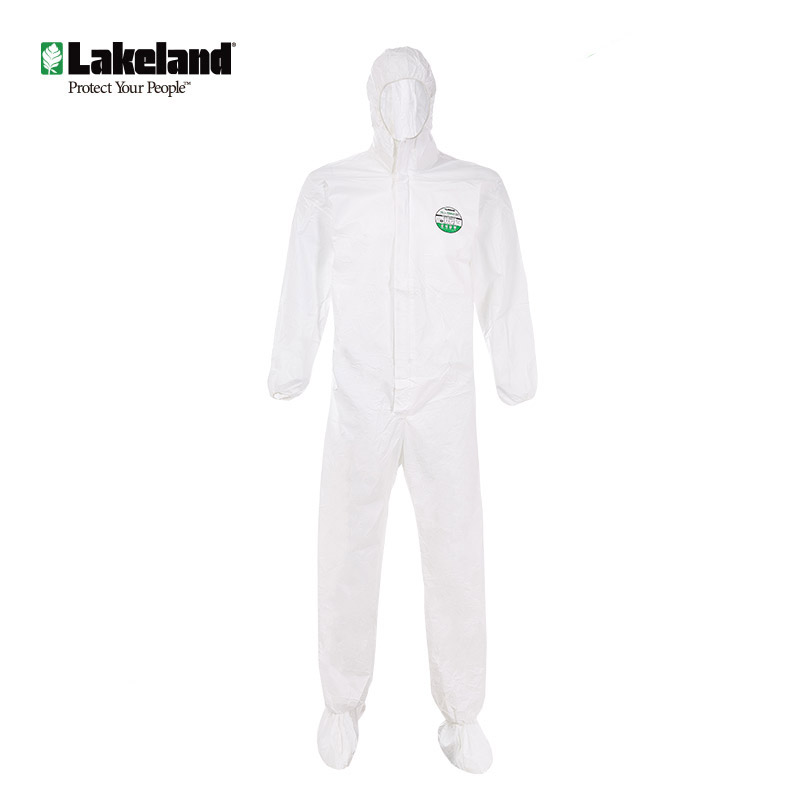 雷克兰（Lakeland）麦克斯带帽连体服带脚套防护服AMN414EAMN414EL