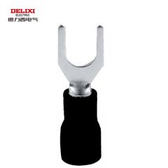 德力西电气 SV2-5 叉形预绝缘端头 厚0.6mm (500只/袋) 黑色 DHASV2M5BHB