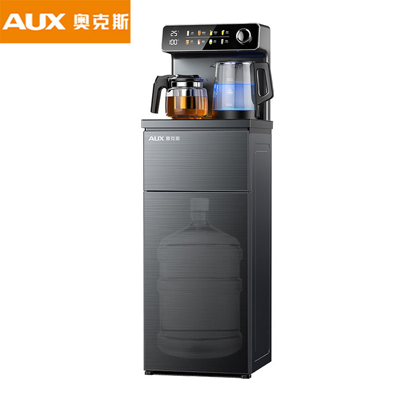 奥克斯（AUX） YCB-78家用饮水机旋钮一键调温语音控制可触控玻璃大屏遥控茶吧机高端大款旋钮调温