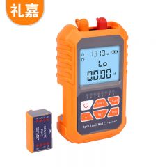 礼嘉（LIJIA） LJ-868 高精度迷你光功率计红光笔测试仪三合一15公里光功率计一体机光纤测试仪橙色2022款