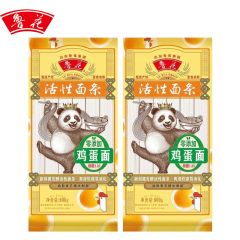 鲁花 熊猫系列鸡蛋面800g*2袋