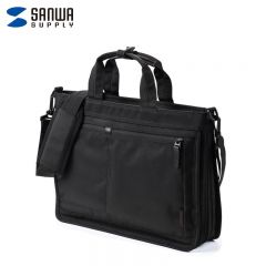 山业（SANWA） BAG-BF1BK商务休闲电脑包 防泼水黑色 13.3英寸