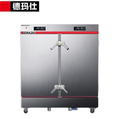 德玛仕（DEMASHI） KZ-240PH蒸饭柜商用电热蒸饭车食堂蒸包蒸箱双门24盘电脑款304内胆380v （带304材质蒸盘）