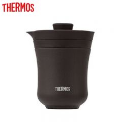 膳魔师（THERMOS）保温杯260ml旅行茶壶茶杯套组伴手礼品露营便携水杯子TCMU-200 BW