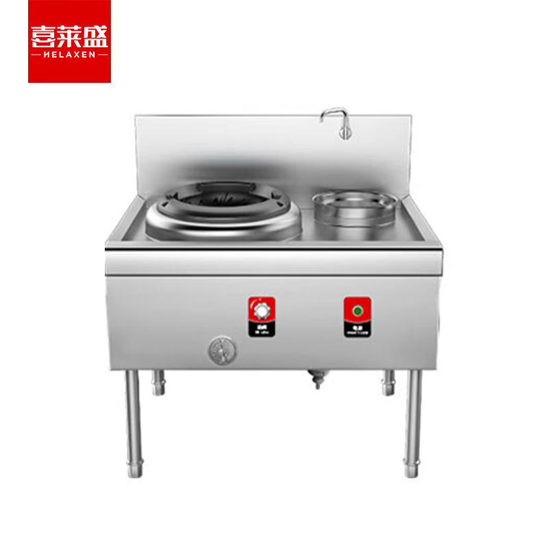 喜莱盛（XLS） SZCT28-11ZY广式猛火灶商用燃油灶台一炒一温1.0mm面板 食堂天然气猛火灶铸钢炉膛燃油款一炒一温