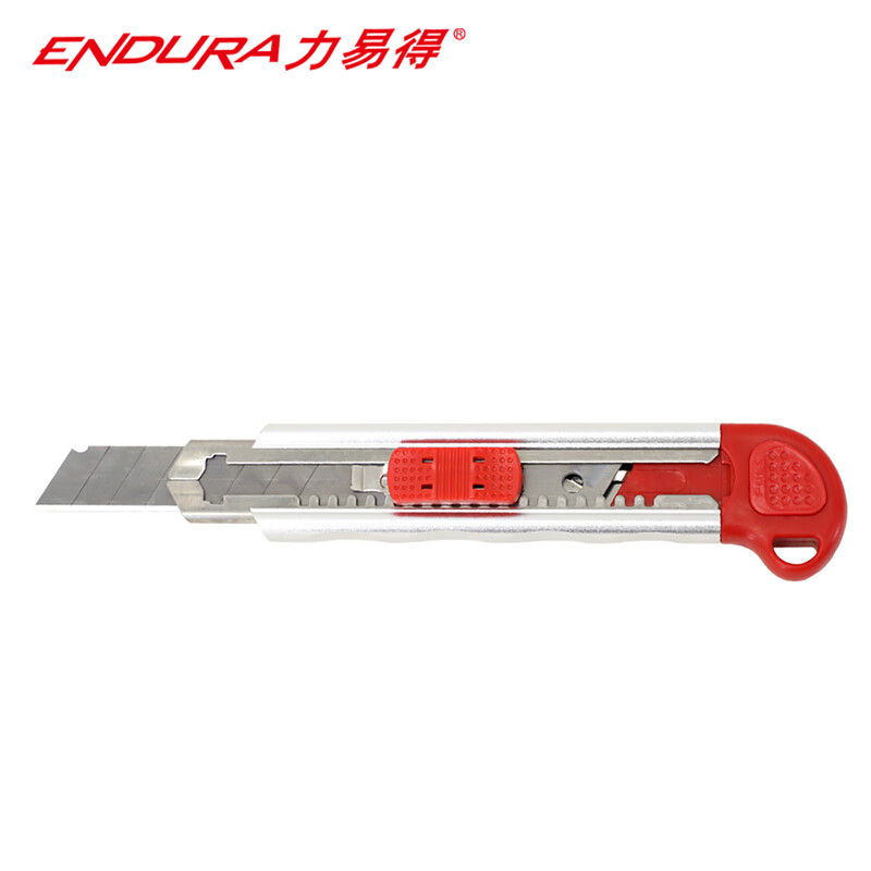力易得（ENDURA） 五连发锌合金美工刀壁纸刀裁纸刀快递开箱刀18mm  EA7003