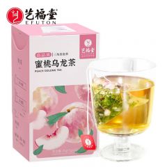 艺福堂 蜜桃乌龙茶45g 水果茶 网红办公室下午茶养生茶包3g*15包