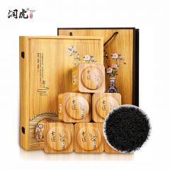 润虎 正山小种300g 高档木盒茶叶礼盒送长辈礼物 红茶 古道武夷山 武夷红茶