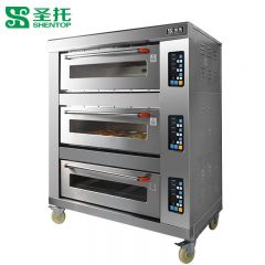 圣托（Shentop） 三层六盘烤箱 大型烘焙蛋糕面包电烤炉 月饼披萨大烘炉 DGC04