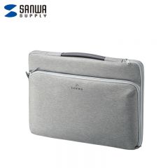 山业（SANWA） IN-CAC1GY简约款笔记本内胆包 横开口双护角13.3英寸灰色