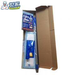 世家  家用一拖净拖布干湿两用墩布懒人木地板拖把清洁除尘拖 快洁能手拖把共2块布