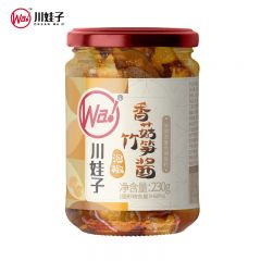 川娃子 川味拌饭酱 下饭菜 大粒香菇 爽脆竹笋 泡椒香菇竹笋酱230g
