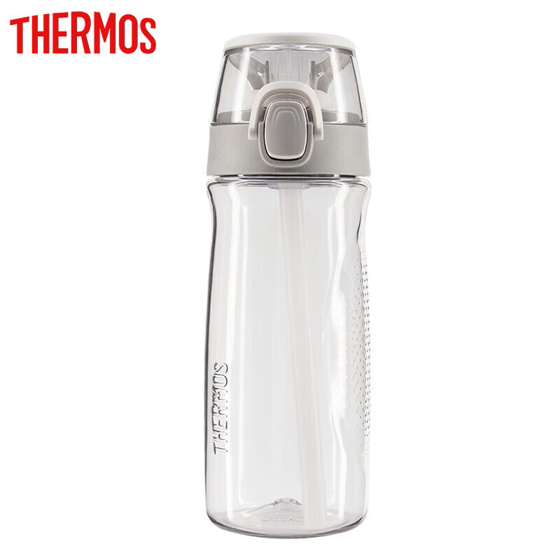 膳魔师（THERMOS） TCSF-550 GY水杯550ML塑料吸管杯男女儿童随手杯太空杯Tritan材质