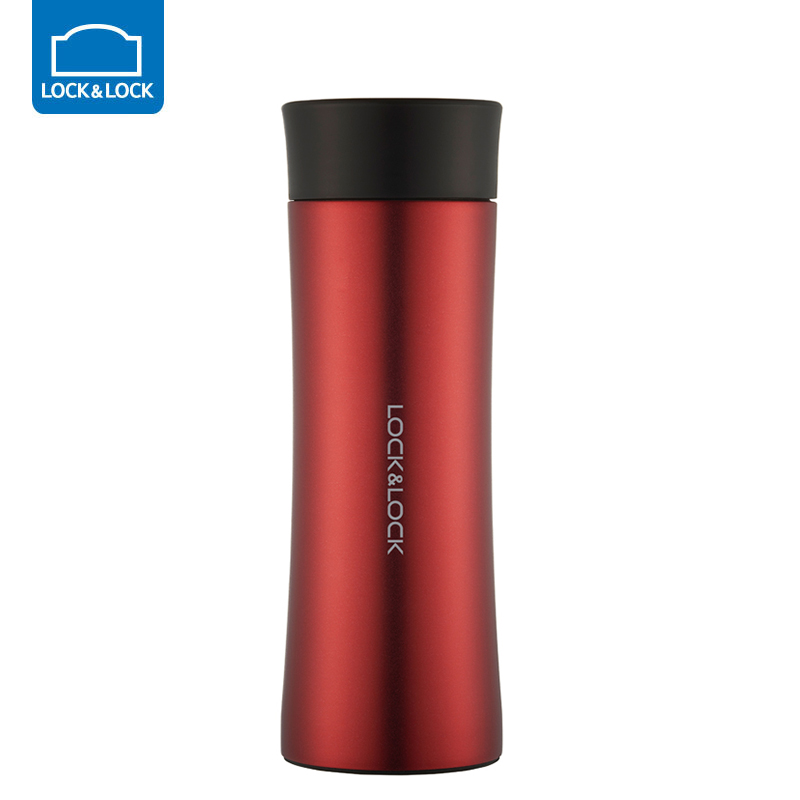 乐扣乐扣（LOCK&LOCK） 掌心杯商务杯400ML保温杯水杯子茶杯 LHC4028R红色 400ML