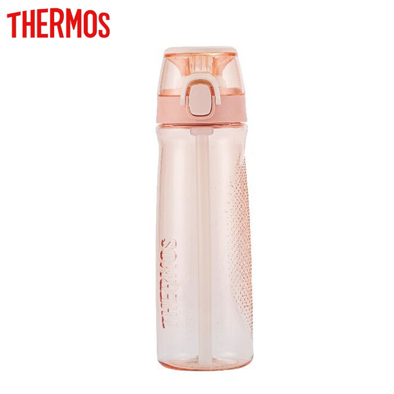 膳魔师（THERMOS） TCSF-700 PK男女运动水杯学生塑料吸管杯健身随行杯便携夏季水杯粉色 700ml