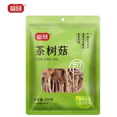 富昌 茶树菇250g 福建特产 茶树蘑菇 煲汤炒菜火锅食材