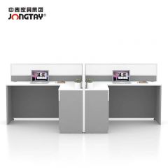 中泰  J-PU24-15TC2职员办公桌椅简约现代职员桌工位办公室屏风工位隔断办公桌双人位2840W×1420D×1100H