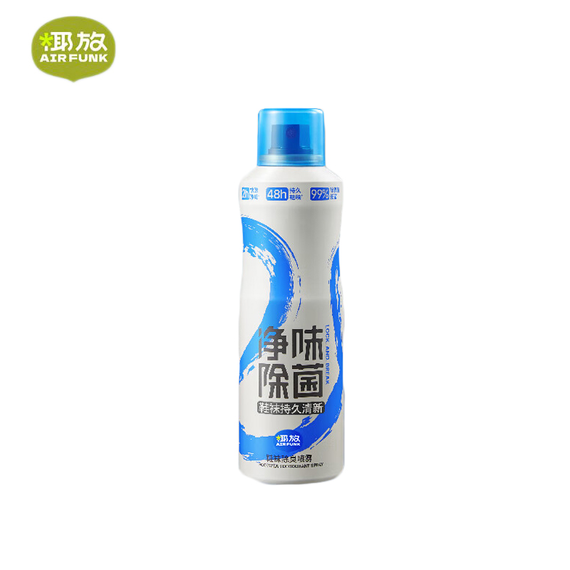 椰放（air funk） 鞋子除臭杀菌喷雾干净白皂200ml鞋柜除臭防臭鞋袜除臭喷剂空气清新剂