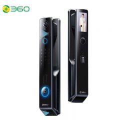 360 V50Max智能门锁掌静脉 3D人脸识别 全自动智能锁 指纹锁密码锁双摄像头猫眼防盗入户门电子门锁