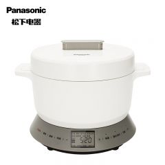 松下（Panasonic） 分体式电饭煲 IH变频加热2.9L迷你智能预约多功能烹饪独立保温电饭锅SR-N101 白色