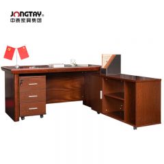 中泰（jongtay） J-B0SA181中式办公桌老板桌班台含侧柜经理桌主管桌1.8米办公家具1800W×900D×760H
