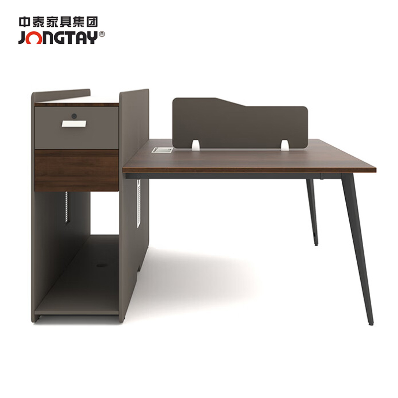 中泰（jongtay）  J-JFBT160双人办公桌屏风隔断职员桌简约现代工位办公桌1632W×1200D×1100H
