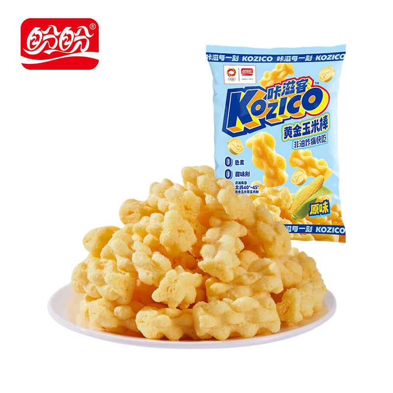 盼盼 咔滋客黄金玉米棒（原味）55g*3网红休闲零食小吃膨化薯片办公室小包装零食