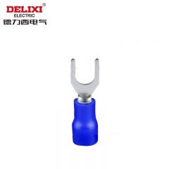 德力西电气 SV5.5-4 叉形预绝缘端头 厚0.8mm(250只/袋) 蓝 DHASV505M4UHB