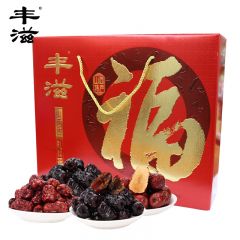 丰滋 枣礼盒（福）2kg 红枣特产大枣山西特产心意礼盒大礼包 黄河母枣 酸枣山西骏枣