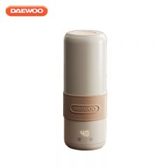 大宇（DAEWOO） D12电热水杯自加热恒温调奶器保温水杯热水壶婴儿温奶外出冲泡奶带电池烧水壶0.35L
