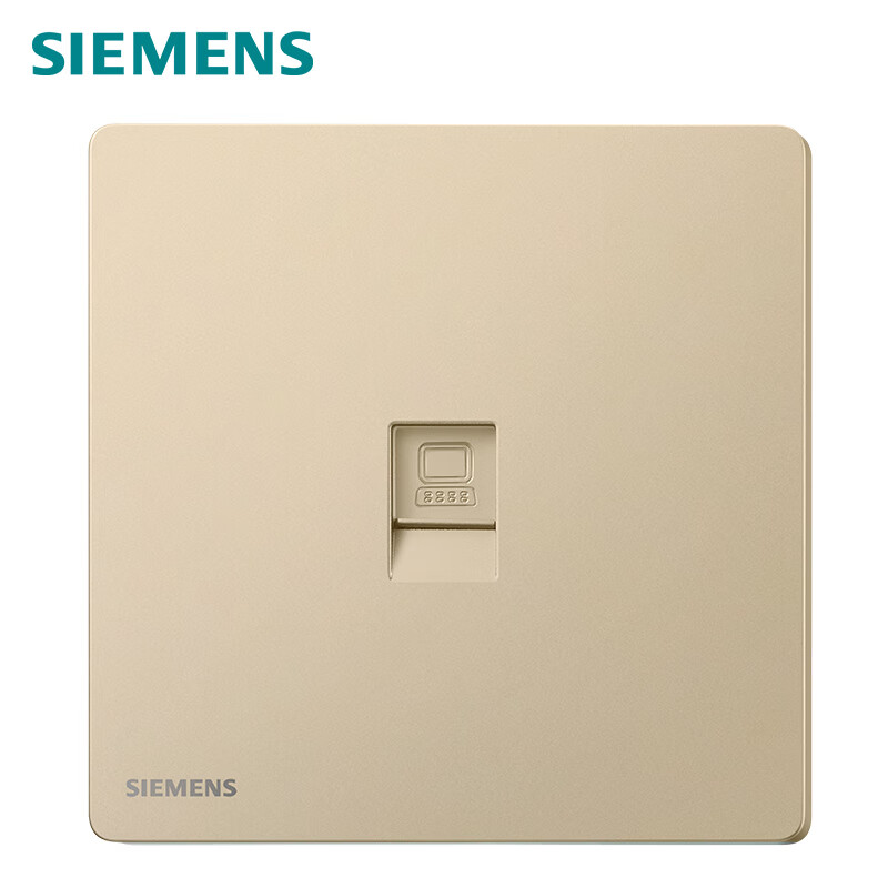 西门子（SIEMENS） 5UH31623NC03 荟绎一位电脑插座墙壁插座CAT5E日曜金