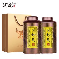 润虎 武夷山金骏眉500g 蜜香型 红茶茶叶 罐装 自己喝口感升级送长辈礼物