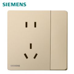 西门子（SIEMENS） 5UB31263NC03 荟绎10A二三极插座五孔插座带单控开关日曜金