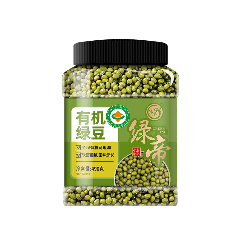 绿帝(GREEN KING) 有机绿豆 490g