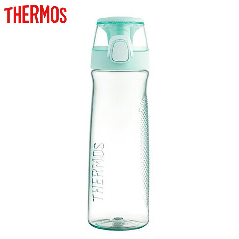 膳魔师（THERMOS） TCSD-700 BG塑料水杯大容量夏季男女运动瓶户外露营便携随行茶杯带提手 薄荷绿 700ml