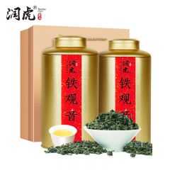 润虎 铁观音504g 清香型一级 乌龙茶 聚茶系列 茶叶 罐装自己喝新茶正宗兰花香