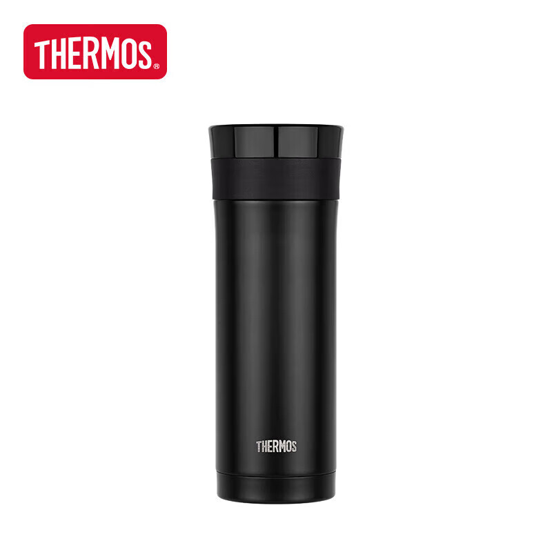 膳魔师（THERMOS）温显杯不锈钢保温杯温度显示充电便携泡茶水杯TCDB-500 黑色 470ml