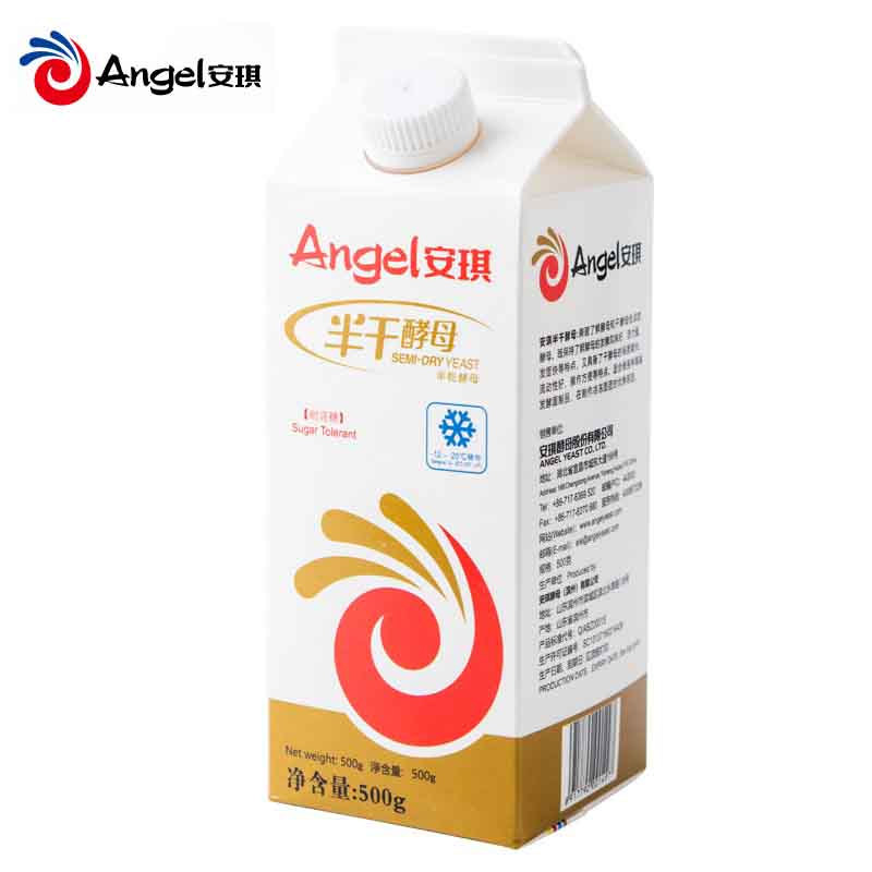 安琪（Angel） 半干酵母500g 家用做吐司手撕面包烘焙酵母粉