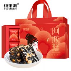 福东海 鸿福28%添加阿胶糕礼盒 5gx80袋 即食补膏块礼盒气血礼物