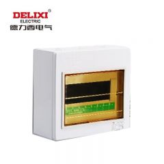 德力西电气  照明配电箱 强电箱 配电箱 家用空开箱 强电布线箱 暗装透明门PZ30s 6回路CDPZ30SR6J