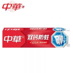 中华（Zhonghua）双钙防蛀牙膏 缤纷鲜果味90g
