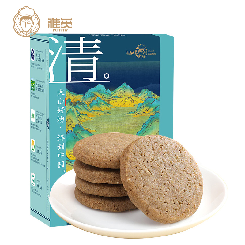 雅觅 生态木耳桃酥210g 汪清特产酥性饼干中式糕点木耳桃酥下午茶手工零食