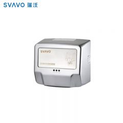 瑞沃（SVAVO） 挂壁式高速感应烘手机 冷热风 酒店商场洗手间烘手器 V-183 梦幻银
