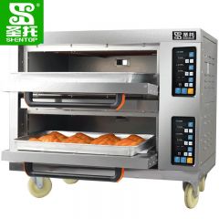 圣托（Shentop） 两层两盘烤箱 全自动大型蛋糕面包披萨炉 私房烘焙月饼大烘炉 DGC01