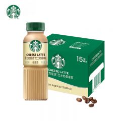 星巴克（Starbucks） 星选 即饮咖啡270ml*15瓶 量贩装 芝士奶香拿铁