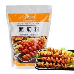 百钻 面筋粉1kg 家用商用谷元粉自制烤面筋烤麸串小麦粉谷朊粉烘焙原料 1袋