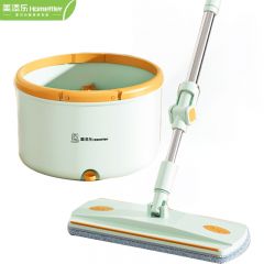 美添乐（HoMettler） 净污分离家用一拖净免手洗拖把带桶懒人旋转平板拖地 热卖大平板拖+2布+清洁片