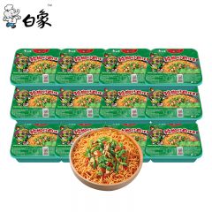 白象 辣椒炒肉拌面119g*12盒 方便面整箱 大辣娇 拌乐多干拌面速食面条 泡面