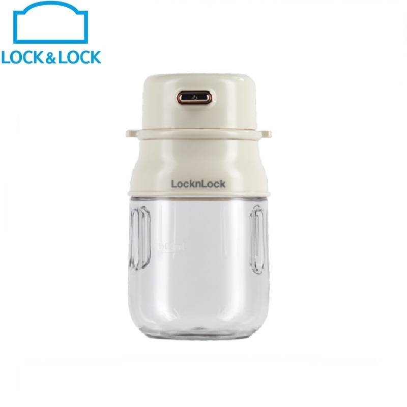 乐扣乐扣（LOCK&LOCK） EJJ3335WHT榨汁机 家用便携式榨汁杯 果汁机 户外随行杯果汁杯 白-搅拌容量500ml
