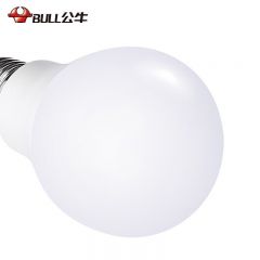 公牛（BULL）节能灯泡螺口电灯泡台灯小吊灯高亮球泡螺旋3W黄白暖光 3W 黄光 单只装 E14小螺口